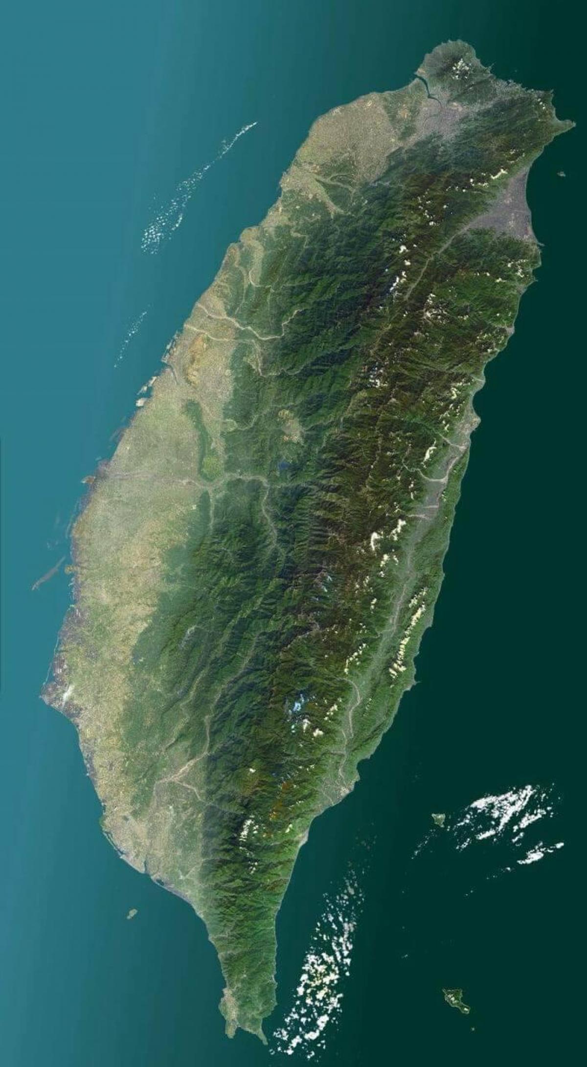 Karta Tajvan sat
