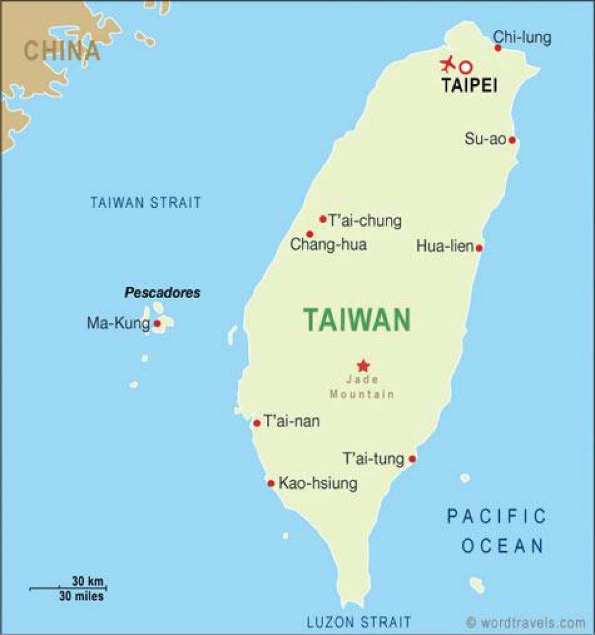 Tajvan taoyuan international airport karti
