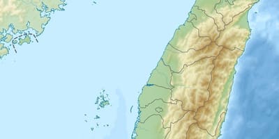 Karta otok Tajvan
