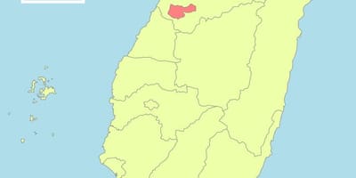 Karta taichung, Tajvan