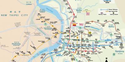 Tajvan Taipei MRT karti